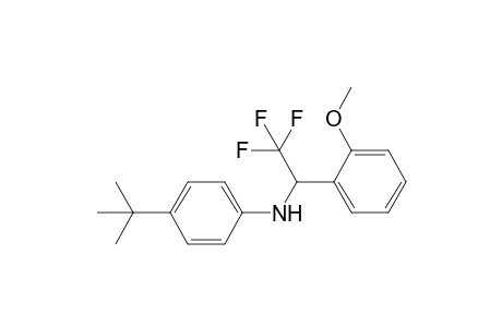 4-Tert-Butyl-N-[2,2,2-trifluoro-1-(2-methoxyphenyl)ethyl]-aniline