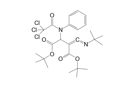 bis(t-Butyl 2-{[(t-butyl)imino]methylidene}-3-(2',2',2'-trichloro-N-phenylacetamido]-succinate