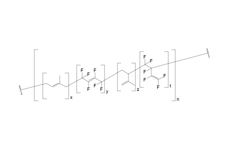 Isoprene-co-Fluorobutadiene copolymer (90/10 % molar)