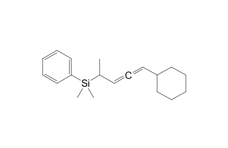 1-Cyclohexyl-4-dimethyl(phenyl)silylpenta-1,2-diene