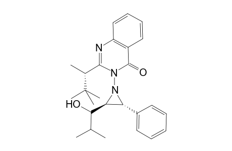 3-[(2S,3R)-2-(1-Hydroxy-2-methyl-propyl)-3-phenyl-aziridin-1-yl]-2-((S)-1,2,2-trimethyl-propyl)-3H-quinazolin-4-one