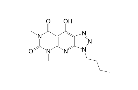 3-Butyl-9-hydroxy-5,7-dimethyl-3H-[1,2,3]triazolo[4',5':5,6]pyrido[2,3-d]pyrimidine-6,8(5H,7H)-dione