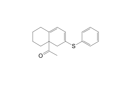 4-(Phenylthio)-6-acetylbicyclo[4.4.0]deca-1,3-diene