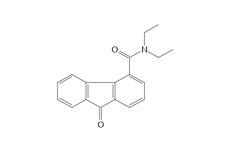 N,N-DIETHYL-9-OXOFLUORENE-4-CARBOXAMIDE