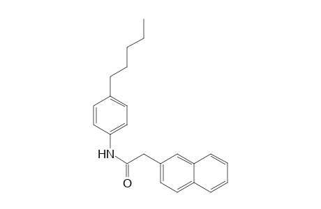 2-(Naphthalen-2'-yl)-N-(p-pentylphenyl)acetamide