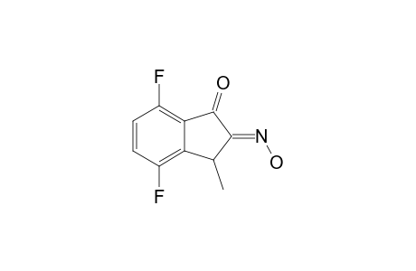 4,7-DIFLUORO-2-HYDROXYIMINO-3-METHYL-2,3-DIHYDRO-1H-INDEN-1-ONE