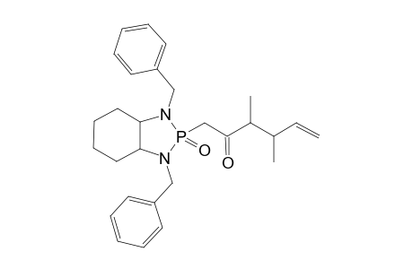 (R,S)-(3aI,7aI,3'Iu,4'Iu)-1,3-Dibenzyl-2-(3',4'-dimethyl-2'-oxo-5'-hexen-1-yl)octahydro-1,3,2-benzodiazaphosphole 2-Oxide
