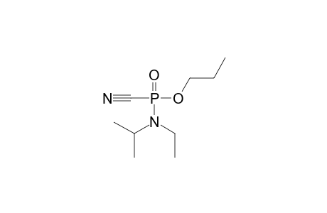 O-propyl N-ethyl N-isopropyl phosphoramidocyanidate