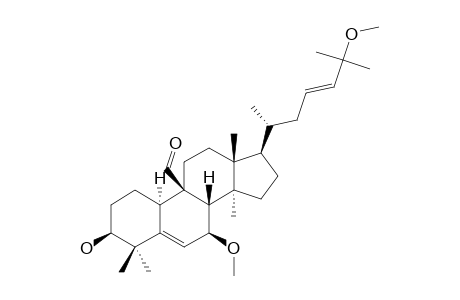 (23E)-3-BETA-HYDROXY-7-BETA,25-DIMETHOXY-CUCURBITA-5,23-DIEN-19-AL