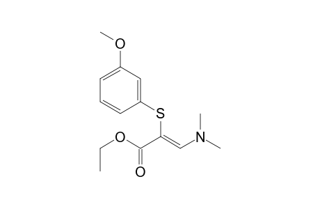 Ethyl (Z)-2-(3-methoxyphenylthio)-3-(dimethylamino)acrylate