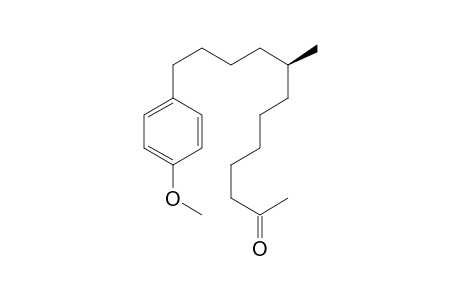 (S)-12-(4-methoxyphenyl)-8-methyldodecan-2-one