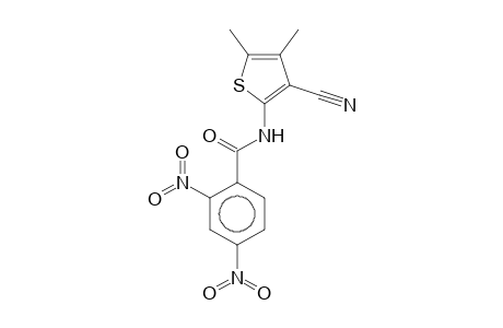 benzamide, N-(3-cyano-4,5-dimethyl-2-thienyl)-2,4-dinitro-