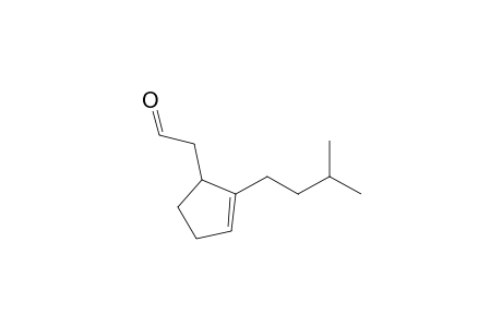 2-[2-(3-Methylbutyl)cyclopent-2-en-1-yl]acetaldehyde