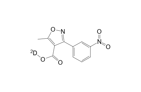 3-(m-nitrophenyl)-4-deuteroxycarbonyl-5-methyl-isoxazole