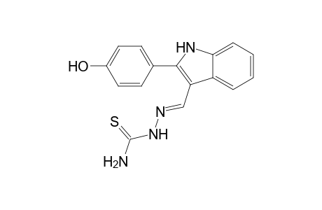 2-{[2-(4-Hydroxyphenyl)-1H-indol-3-yl]methylene}hydrazinecarbothioamide