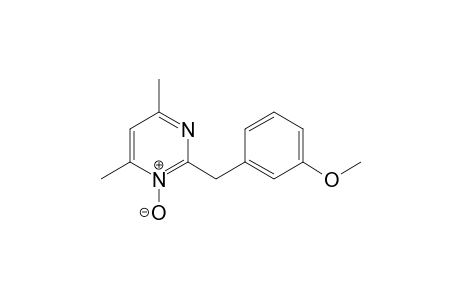 4,6-Dimethyl-2-(3-methoxybenzyl)pyrimidine 1-oxide