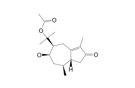 (1-BETA,7-BETA,8-BETA,10-BETA)-11-O-ACETYL-8,11-DIHYDROXY-4-GUAIEN-3-ONE