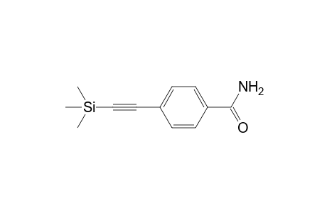 4-((Trimethylsilyl)ethynyl)benzamide