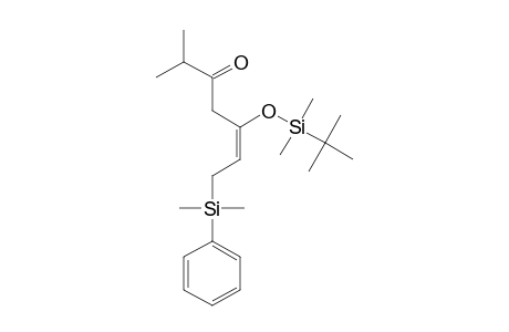 1-[DIMETHYL-(PHENYL)-SILYL]-6-METHYL-5-OXO-3-[(TERT.-BUTYLDIMETHYLSILYL)-OXY]-2-HEPTENE