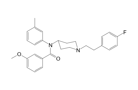 N-(1-[2-(4-Fluorophenyl)ethyl]piperidin-4-yl)-3-methoxy-N-3-methylphenylbenzamide