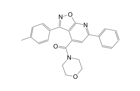 isoxazolo[5,4-b]pyridine, 3-(4-methylphenyl)-4-(4-morpholinylcarbonyl)-6-phenyl-