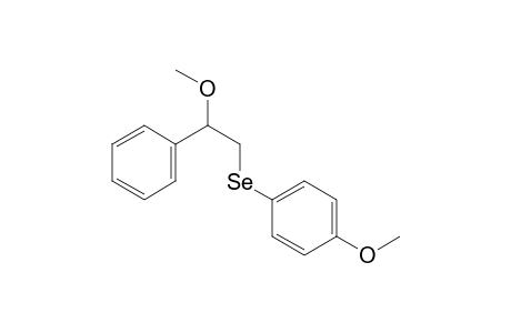 2-Methoxy-2-phenylethyl(4-methoxyphenyl)selane