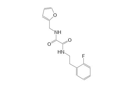 N~1~-[2-(2-fluorophenyl)ethyl]-N~2~-(2-furylmethyl)ethanediamide