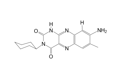 8-amino-3-cyclohexyl-7-methylbenzo[g]pteridine-2,4(1H,3H)-dione