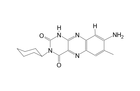 8-amino-3-cyclohexyl-7-methylbenzo[g]pteridine-2,4(1H,3H)-dione