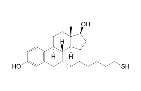 (7R,8R,9S,13S,14S,17S)-13-methyl-7-(6-sulfanylhexyl)-6,7,8,9,11,12,14,15,16,17-decahydrocyclopenta[a]phenanthrene-3,17-diol