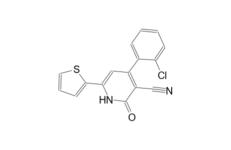 4-(2-chlorophenyl)-2-oxo-6-(2-thienyl)-1,2-dihydro-3-pyridinecarbonitrile