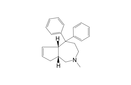 2-Methyl-5,5-diphenyl-1,2,3,4,5,5a,8,8a-octahydrocyclopenta[c]azepine
