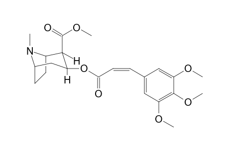 (Z)-3,4,5-Trimethoxy-cinnamoylecgoninemethyl ester