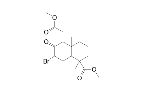 Dimethyl-7.alpha.-bromo-8-oxo-13,14,15,16,17-pentanorlabdane-12,19-dioate