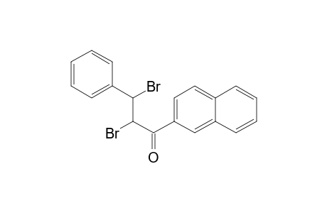 1-Propanone, 2,3-dibromo-1-(2-naphthalenyl)-3-phenyl-