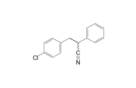 3-(p-chlorophenyl)-2-phenylacrylonitrile