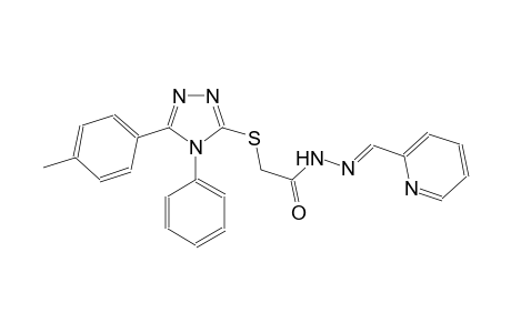 acetic acid, [[5-(4-methylphenyl)-4-phenyl-4H-1,2,4-triazol-3-yl]thio]-, 2-[(E)-2-pyridinylmethylidene]hydrazide