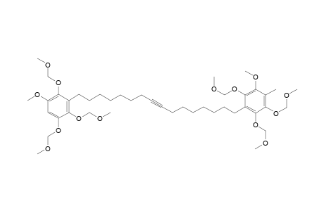 1-(3-Methoxy-2,5,6-trimethoxymethyloxy-4-methylphenyl)-16-(3-methoxy-2,5,6-trimethoxymethoxyphenyl)hexadecan-8-yne