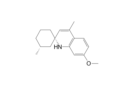 (1S,3R)-7'-Methoxy-3,4'-dimethylspiro[cyclohexane-1,2'-(1'H)-quinoline]