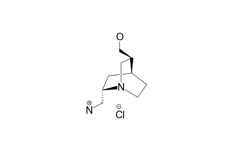C9-NH2-C10-OH-QCI*HCL;(1S,3R,4S,6S)-(6-AMINOMETHYL-1-AZA-BICYCLO-[2.2.2]-OCT-3-YL)-METHANOL-HYDROCHLORIDE