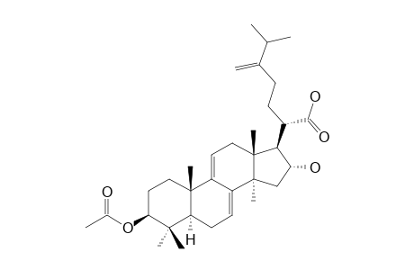 3-BETA-ACETOXY-16-ALPHA-HYDROXY-LANOSTA-7,9(11),24(31)-TRIEN-21-OIC-ACID