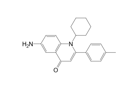 6-Amino-1-cyclohexyl-2-p-tolylquinolin-4(1H)-one