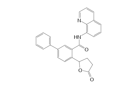 4-(5-oxotetrahydrofuran-2-yl)-N-(quinolin-8-yl)-[1,1'-biphenyl]-3-carboxamide