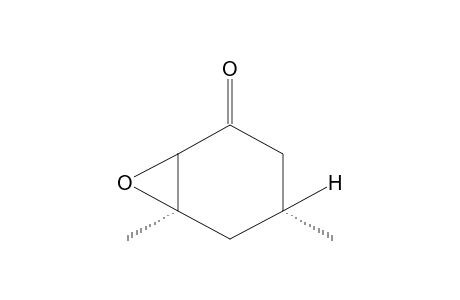 cis-4,6-DIMETHYL-7-OXABICYCLO[4.1.0]HEPTAN-2-ONE