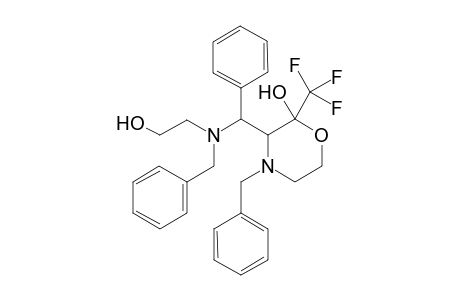 4-Benzyl-3-{[benzyl-(2-hydroxyethyl)amino](phenyl)methyl}-2-trifluoromethylmorpholin-2-ol