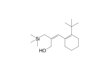 (E)-3-(t-Butylcyclohex-1-en-1-yl)-2-(trimethylsilylmethyl)prop-2-en-1-ol