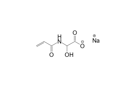 Acetic acid, hydroxy[(1-oxo-2-propenyl)amino]-, sodium salt