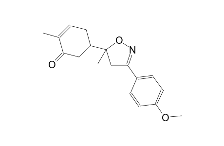 2-cyclohexen-1-one, 5-[(5R)-4,5-dihydro-3-(4-methoxyphenyl)-5-methylisoxazolyl]-2-methyl-, (5R)-