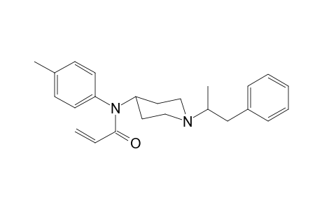 N-4-Methylphenyl-N-[1-(1-phenylpropan-2-yl)piperidin-4-yl]prop-2-enamide