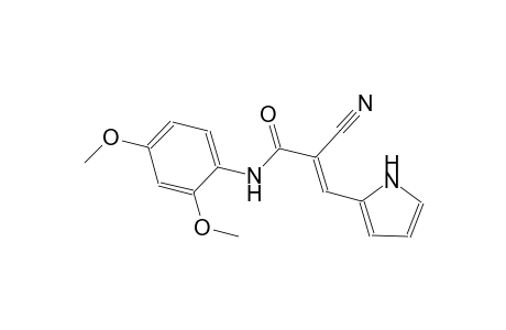 (2E)-2-cyano-N-(2,4-dimethoxyphenyl)-3-(1H-pyrrol-2-yl)-2-propenamide